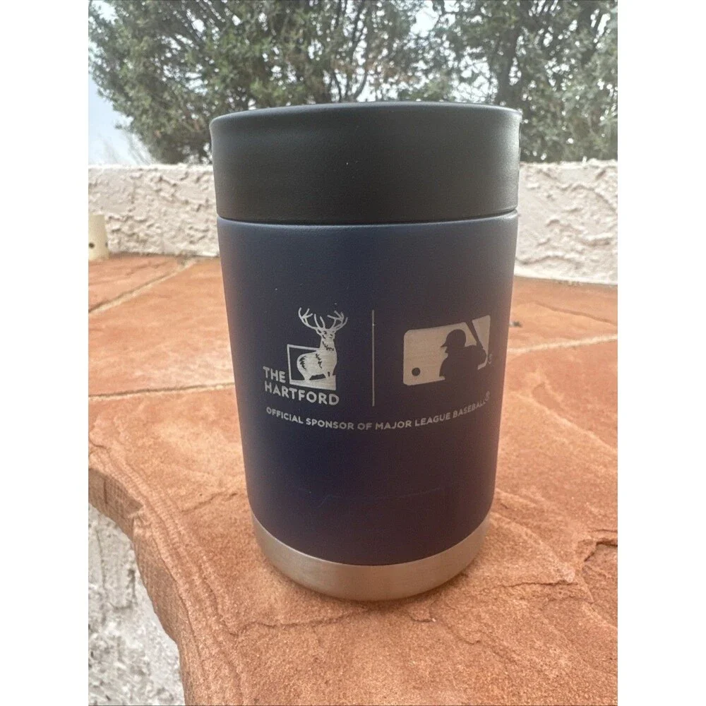 YETI Rambler Colster 2.0 Can Insulator Koozie for 12 OZ Cans Navy Blue